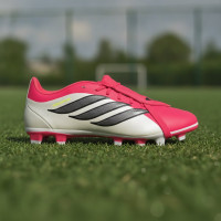 adidas Predator Club FT Gras / Kunstgras Voetbalschoenen (MG) Rood Wit Zwart