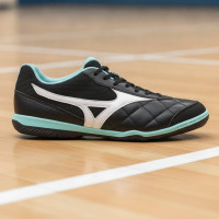 Mizuno Morelia Sala Club Indoor Football Boots (IN) Black White Turquoise