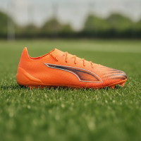 PUMA Ultra 6 Ultimate Gras Voetbalschoenen (FG) Oranje Zwart Zilver