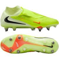 Nike Phantom 6 High Elite Iron Stud Football Boots (SG) Pro Player Yellow Orange Black