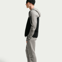 Nike Tech Fleece Sportswear Tracksuit Dark Grey Black Orange