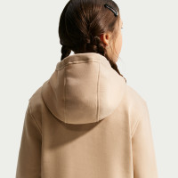 Nike Sportswear Club Fleece Hoodie Kids Beige Wit
