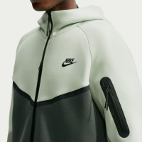 Nike Tech Fleece Sportswear Vest Mintgroen Donkergroen Zwart