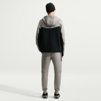 Nike Tech Fleece Sportswear Vest Dark Grey Black Orange