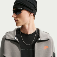 Nike Tech Fleece Sportswear Tracksuit Dark Grey Black Orange
