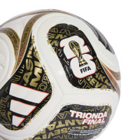 adidas 2026 World Cup Trionda Final Mini Football Size 1 White Black Gold