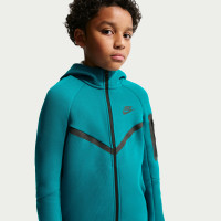 Nike Tech Fleece Sportswear Tracksuit Kids Turquoise Black