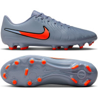 Nike Tiempo Legend 10 Club Grass/Artificial Grass Football Boots (MG) Light Blue Bright Red Black