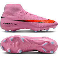 Nike Zoom Mercurial Superfly 10 Academy Grass/Artificial Grass Football Boots (MG) Pink Bright Red Light Blue