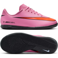 Nike Mercurial Vapor Club 16 Indoor Football Boots (IN) Kids Pink Bright Red Light Blue