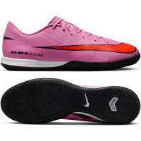 Nike Zoom Mercurial Vapor 16 Academy Zaalvoetbalschoenen (IN) Roze Felrood Lichtblauw