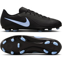 Nike Tiempo Club Maestro Gras / Kunstgras Voetbalschoenen (MG) Zwart Lichtblauw