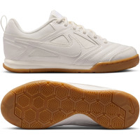 Nike Gato LV8 Zaalvoetbalschoenen (IN) Kids Wit Bruin