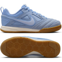 Nike Gato Zaalvoetbalschoenen (IN) Kids Blauw Wit Bruin