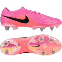 Nike Tiempo Maestro Elite Crampons Vissés Chaussures de Foot (SG) Rose Vif Noir