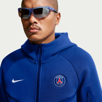 Nike Paris Saint-Germain Tech Fleece Trainingspak 2026-2027 Donkerblauw Wit