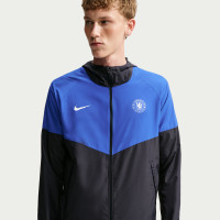 Nike Chelsea City Side Trainingsjack 2026-2027 Donkerblauw Wit