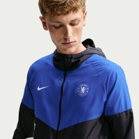 Nike Chelsea City Side Trainingsjack 2026-2027 Donkerblauw Wit