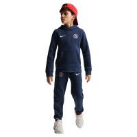 Nike Paris Saint-Germain Club Fleece Tracksuit Hooded 2026-2027 Kids Dark Blue White