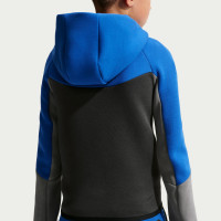 Nike Tech Fleece Sportswear Tracksuit Kids Dark Blue Dark Grey Black