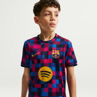 Nike FC Barcelona Pre-Match Training Shirt 2026-2027 Kids Red Dark Blue Yellow