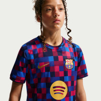 Nike FC Barcelona Pre-Match Training Shirt 2026-2027 Kids Red Dark Blue Yellow