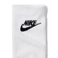 Nike Everyday Elevated Crew Socks 3-Pack White Black