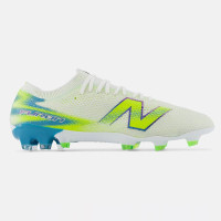 New Balance Furon V9 Pro Gras Football Boots (FG) White Yellow Blue