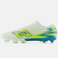 New Balance Furon V9 Pro Gras Football Boots (FG) White Yellow Blue