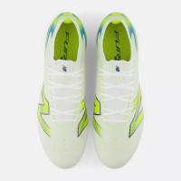 New Balance Furon V9 Pro Gras Football Boots (FG) White Yellow Blue