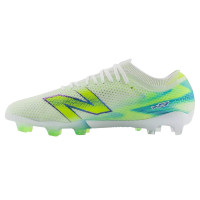 New Balance Furon V9 Elite Gras Football Boots (FG) White Yellow Blue