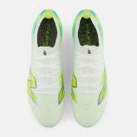 New Balance Furon V9 Elite Gras Football Boots (FG) White Yellow Blue