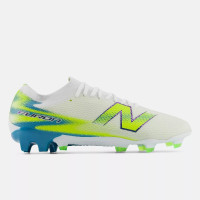 New Balance Furon V9 Team Gras Football Boots (FG) White Yellow Blue