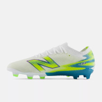 New Balance Furon V9 Team Gras Football Boots (FG) White Yellow Blue