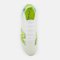 New Balance Furon V9 Team Gras Football Boots (FG) White Yellow Blue