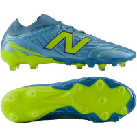 New Balance Tekela V5 Pro Low Gras Football Boots (FG) Metallic Blue Yellow