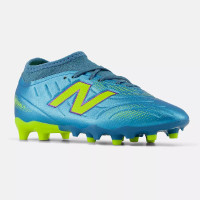 New Balance Tekela V5 Team Low Gras Football Boots (FG) Kids Metallic Blue Yellow