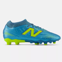 New Balance Tekela V5 Team Low Gras Football Boots (FG) Kids Metallic Blue Yellow