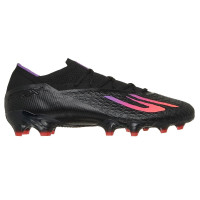 Skechers SKX_2 Elite Gras (FG) Football Boots Black Purple Neon
