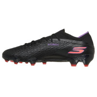 Skechers SKX_2 Elite Gras (FG) Football Boots Black Purple Neon