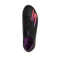 Skechers SKX_2 Elite Gras (FG) Football Boots Black Purple Neon