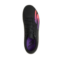 Skechers SKX_2 Low Club Gras / Kunstgras Voetbalschoenen (MG) Zwart Paars Neon