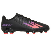 Skechers SKX_2 Grass/Artificial Grass Football Boots (MG) Kids Black Purple Neon
