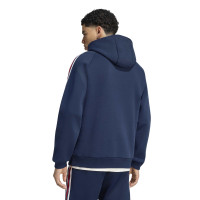 adidas Bayern Munich Originals Hoodie Dark Blue White Red