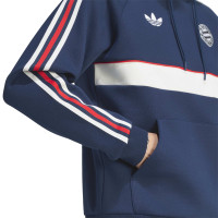 adidas Bayern Munich Originals Hoodie Dark Blue White Red