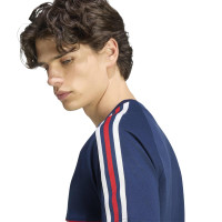 adidas Bayern München Originals T-Shirt Donkerblauw Wit