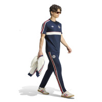 adidas Bayern München Originals T-Shirt Donkerblauw Wit