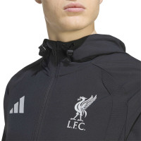 adidas Liverpool Tiro Travel Tracksuit 2026-2027 Black White