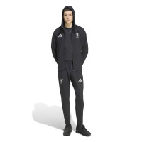 adidas Liverpool Tiro Travel Training Jacket 2026-2027 Black White