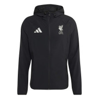 adidas Liverpool Tiro Travel Training Jacket 2026-2027 Black White